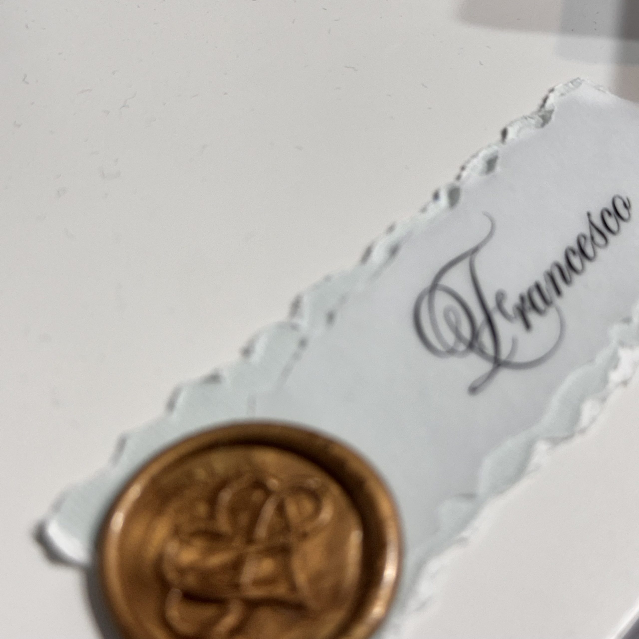 Segnaposto Matrimonio "Elegant Green" — partecipazione di matrimonio personalizzata Effegi Lab