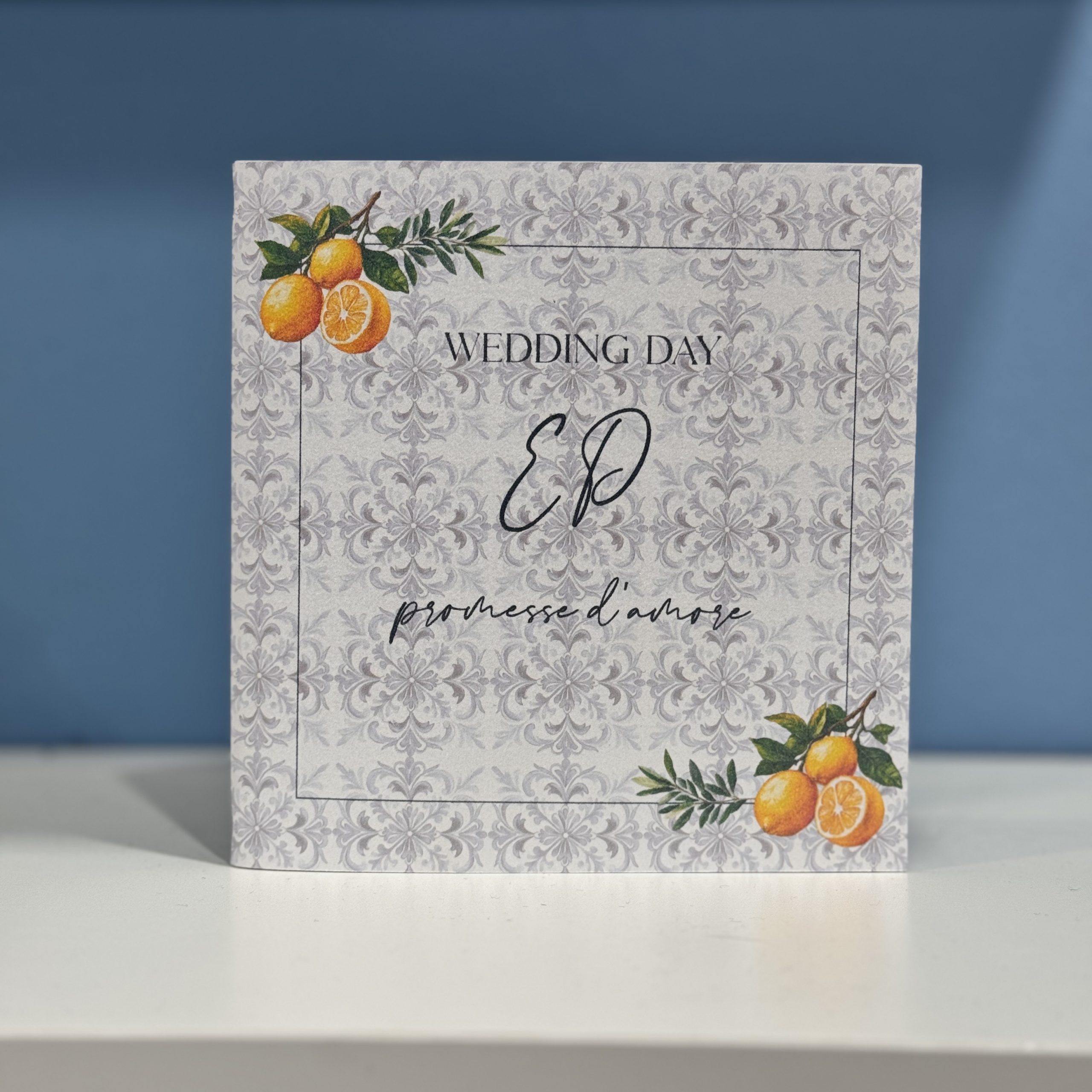 Libretto Messa Matrimonio "Amalfi Coast" — partecipazione di matrimonio personalizzata Effegi Lab