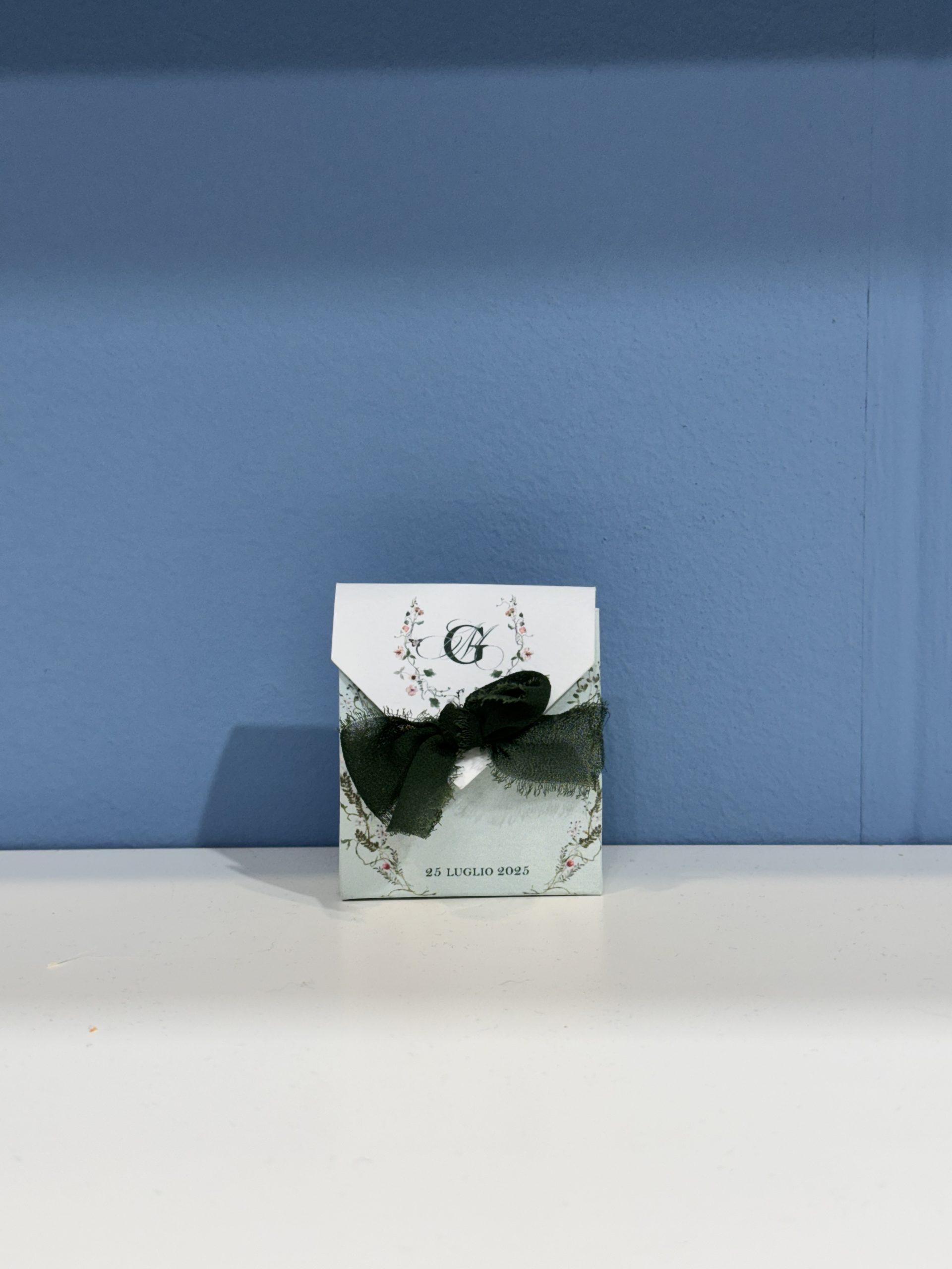 Portariso Matrimonio "Elegant Green" — partecipazione di matrimonio personalizzata Effegi Lab