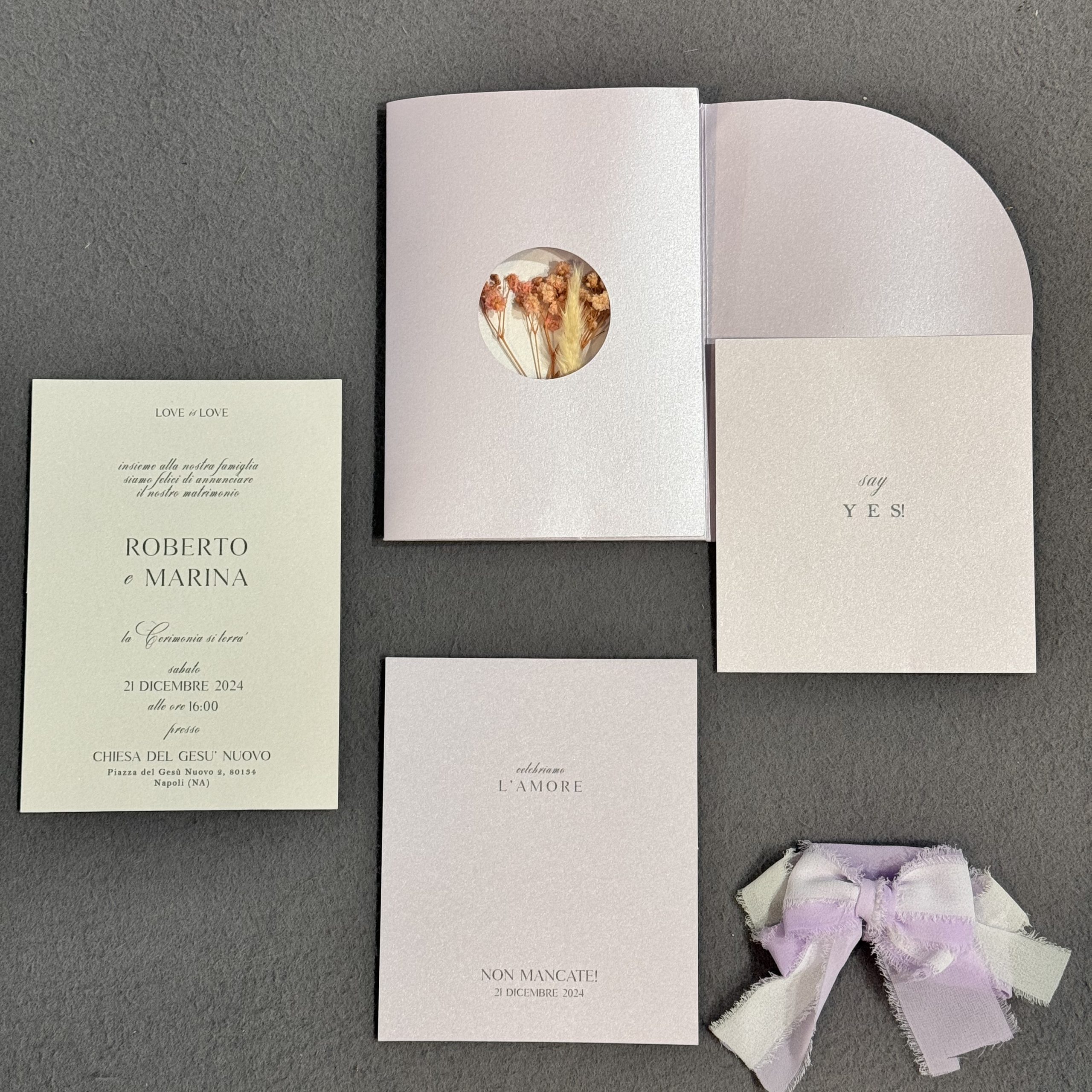 Partecipazione Matrimonio "Flora Edition" Floreale — partecipazione di matrimonio personalizzata Effegi Lab