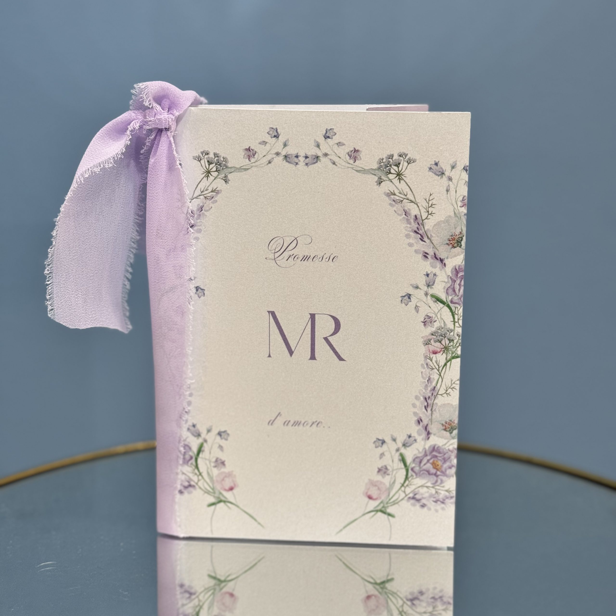 Libretto Messa Matrimonio "Flora Edition" — partecipazione di matrimonio personalizzata Effegi Lab