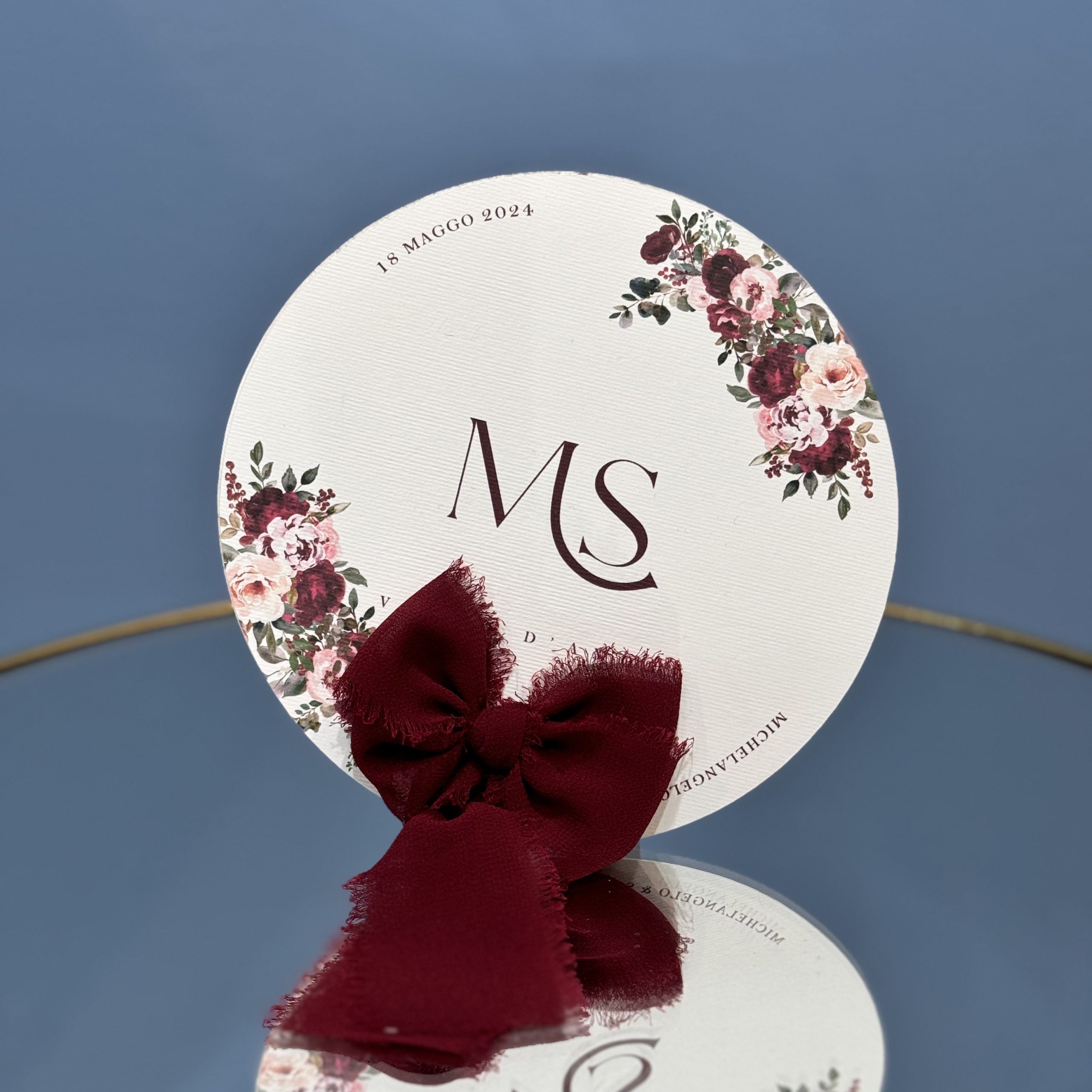 Ventaglio “Mouline Rouge” — partecipazione di matrimonio personalizzata Effegi Lab